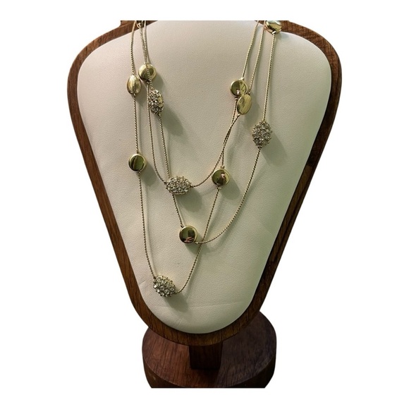 3 layer gold necklace - Picture 2 of 4